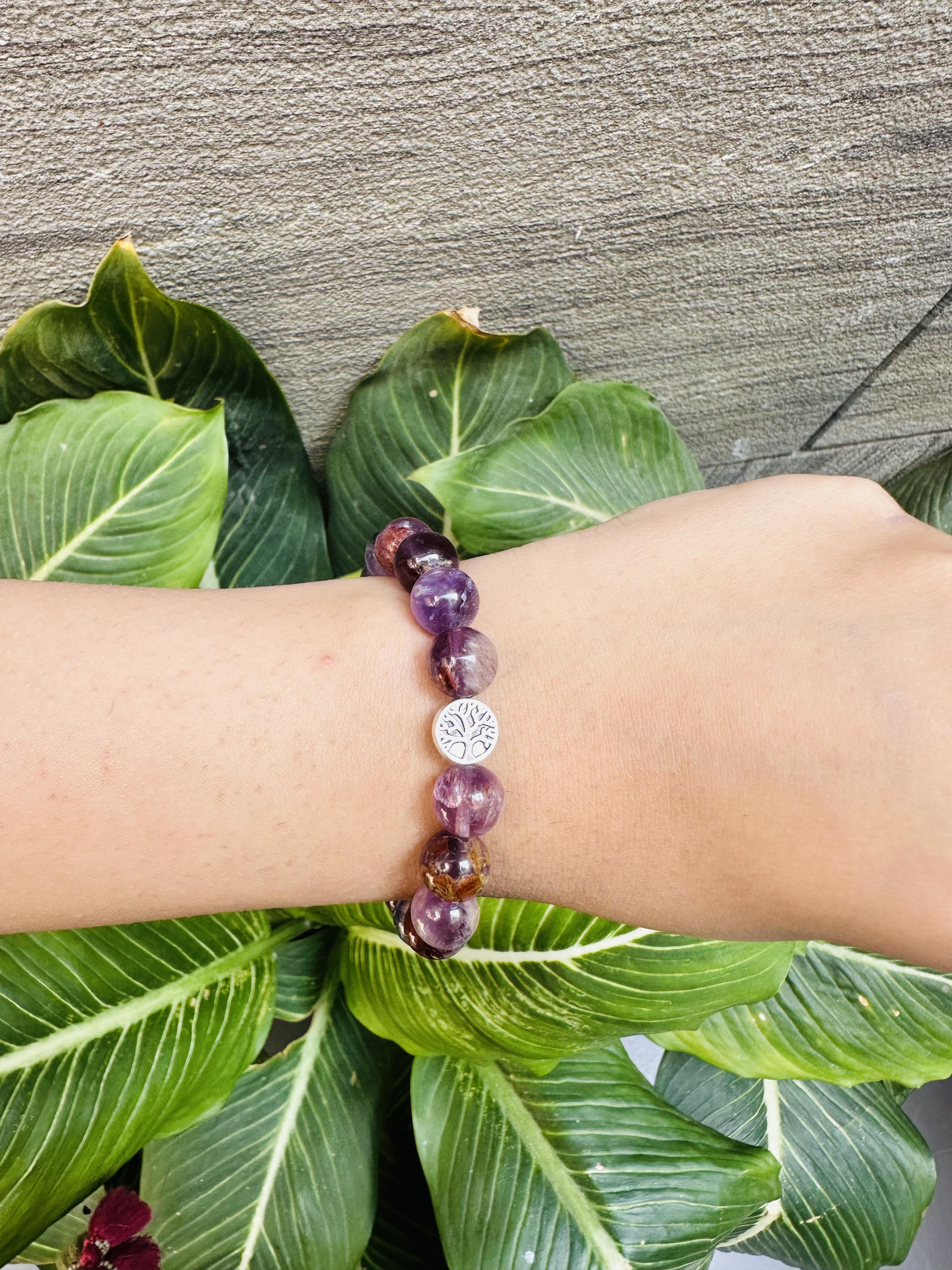 KittyKat Jewelry - This is a custom Ametrine bracelet I've been working on  for months. The stone is thick and it took a while to figure out how to  attach it securely